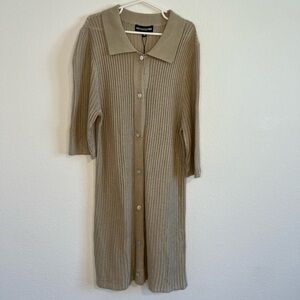 Pretty‎ Little Thing Women’s “Stone Short Sleeve Cardigan” Size Medium